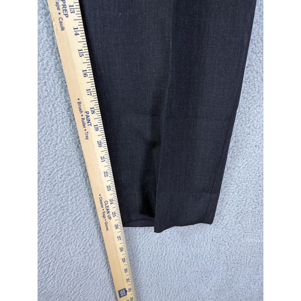 Joseph & Feiss Dress Pants Mens 48x24 Gray Wool Flat Front Classic Fit Office - Picture 4 of 13